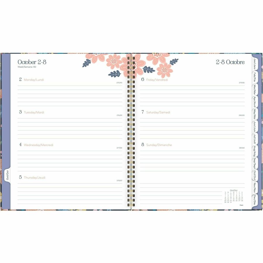 Mead Mead 15Month Weekly/Monthly Planner Weekly, Monthly 15 Month