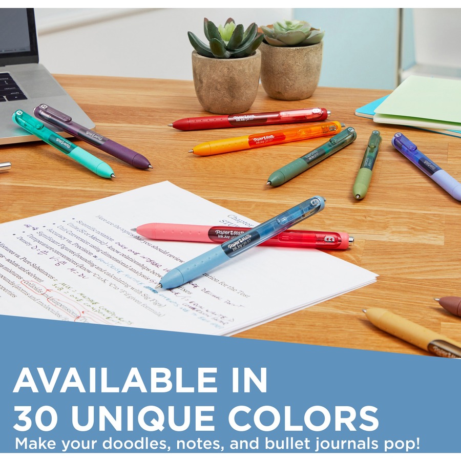 Paper Mate InkJoy Gel Pen Retractable Black Gelbased Ink 36 / Box