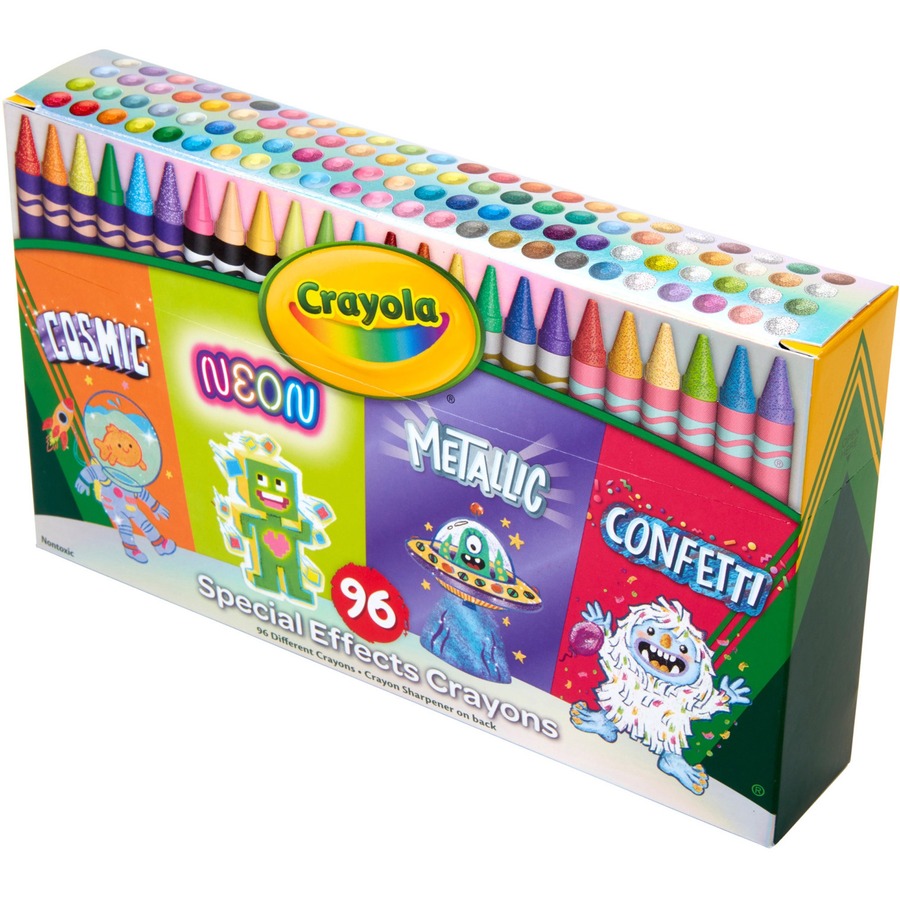 Crayola Special Effects Crayon Set Multi 96 / Pack