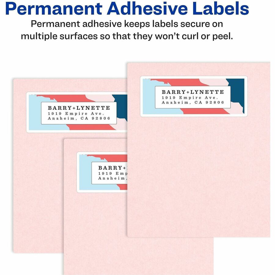 Avery® Easy Peel® Address Labels with Sure Feed™ Technology 1" Height