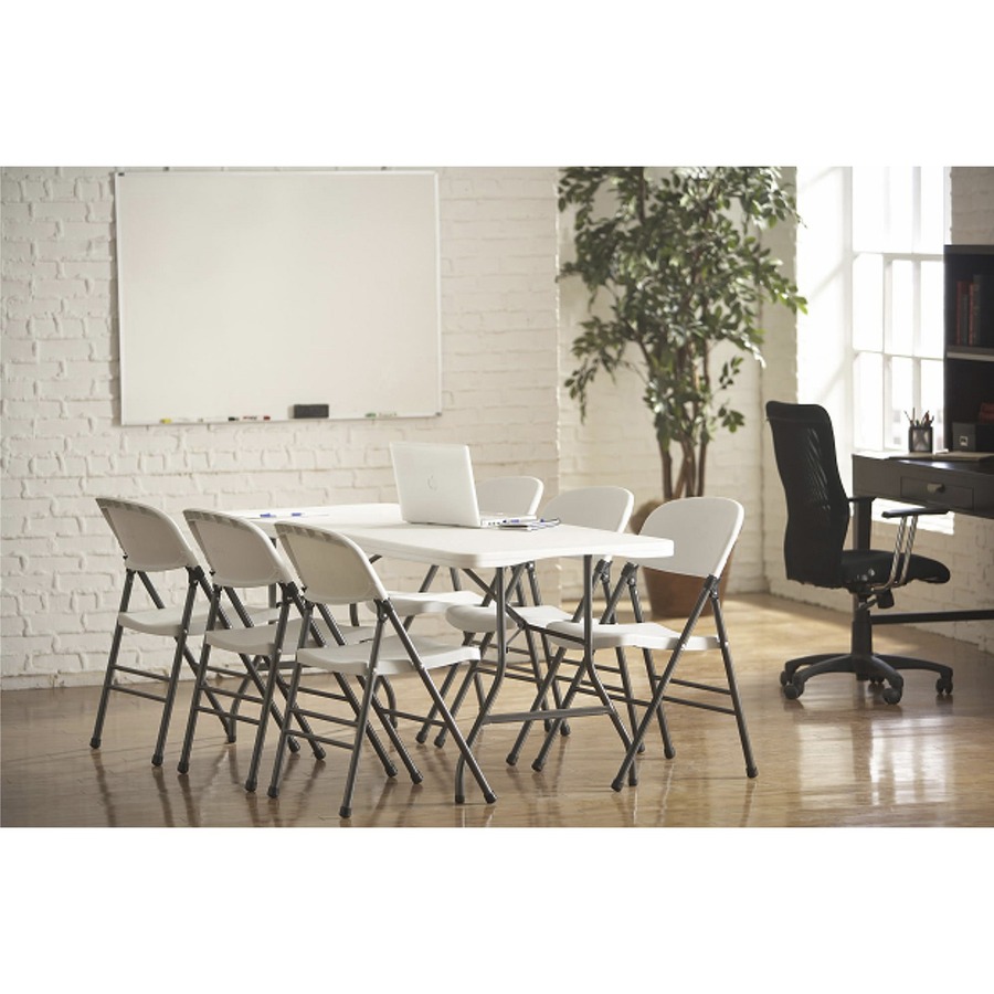 Cosco 6 foot Centerfold Blow Molded Folding Table LB Office Cosco 6 foot Centerfold Blow Molded Folding Table LB Office