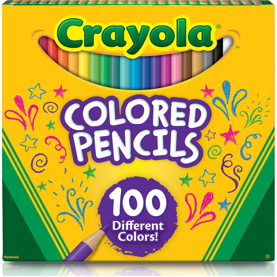 Crayola Colored Pencils Assorted Lead 100 / Set