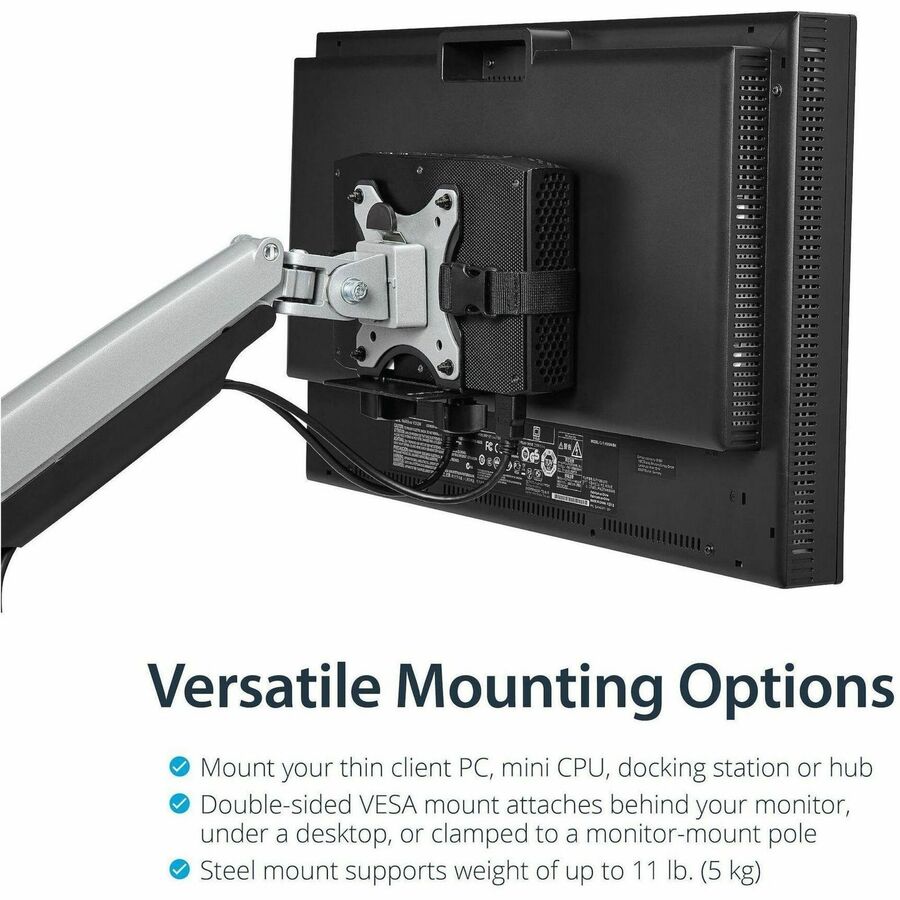 Thin Client Mount Mini PC VESA Mount Adjustable .7 to