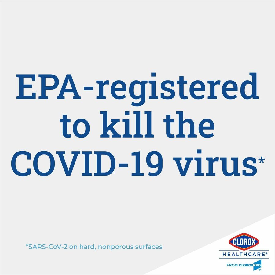 Clorox Healthcare Bleach Germicidal Wipes ReadyToUse Wipe 50