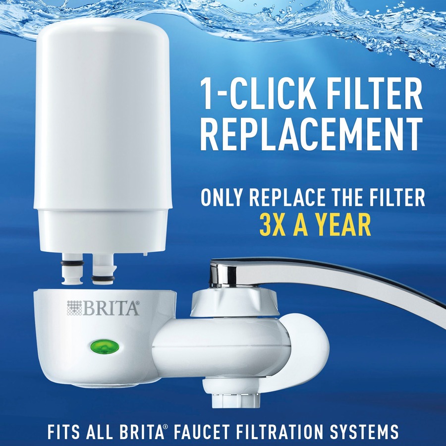 Brita Complete Water Faucet Filtration System with Light Indicator