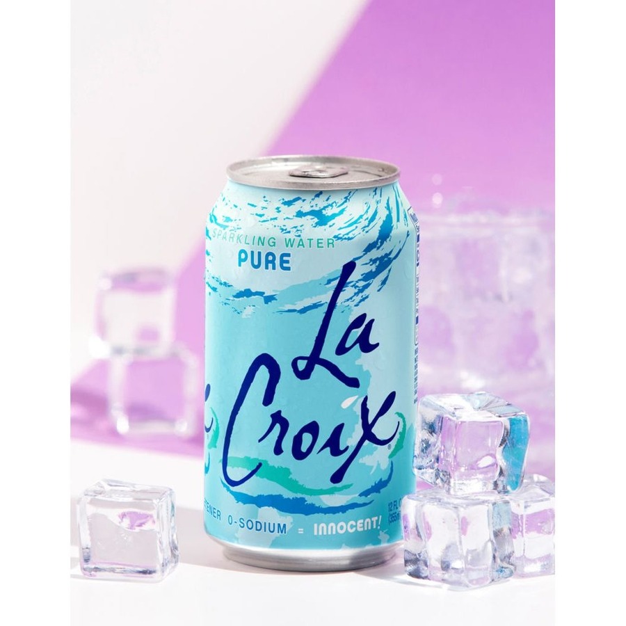 LaCroix Pure Sparkling Water 2/12pk/12 fl oz Cans Water National