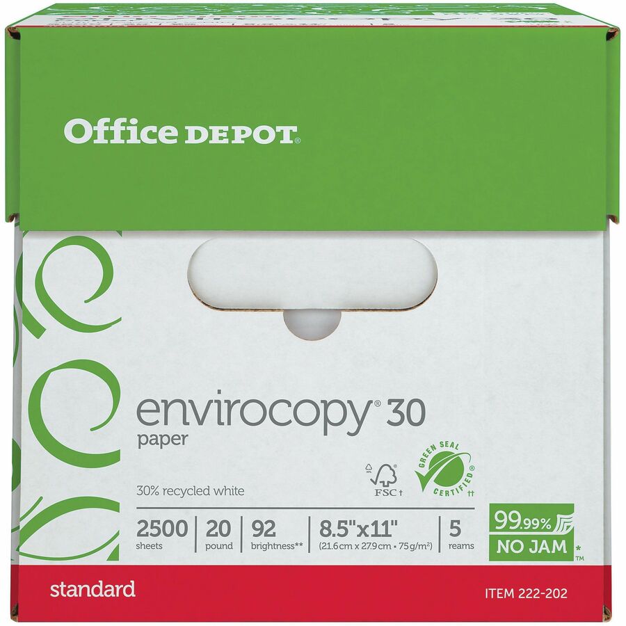 Office Depot EnviroCopy Inkjet, Laser Copy & Multipurpose Paper