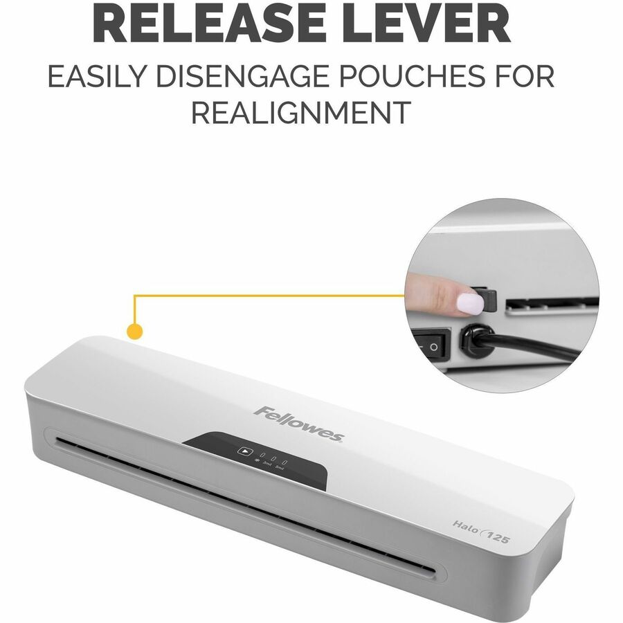 Fellowes Halo™ 125 Thermal Laminator for Home, School or Office with 25