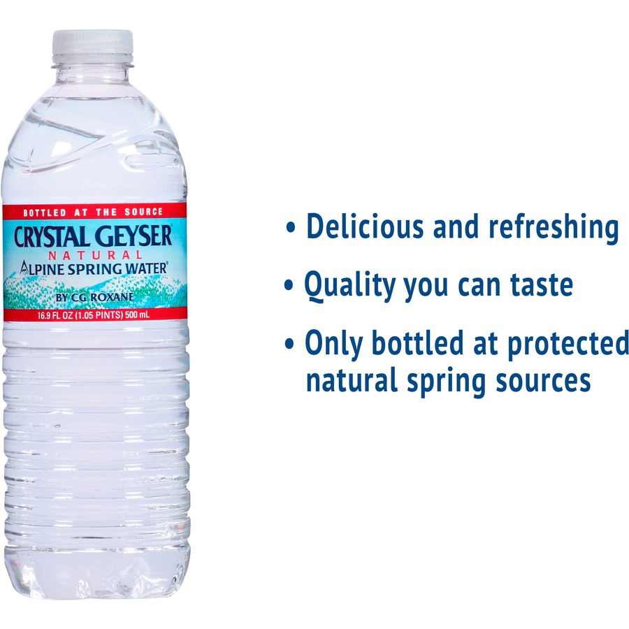 Crystal Geyser Water Alpine Spring Bottled Water Sodas & Sports