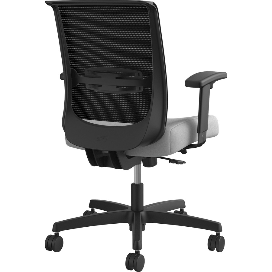 HON Convergence Task Chair Frost Fabric Seat Black Back Low Back