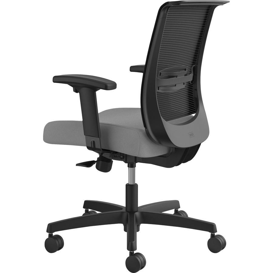 HON Convergence Task Chair Frost Fabric Seat Black Back Low Back