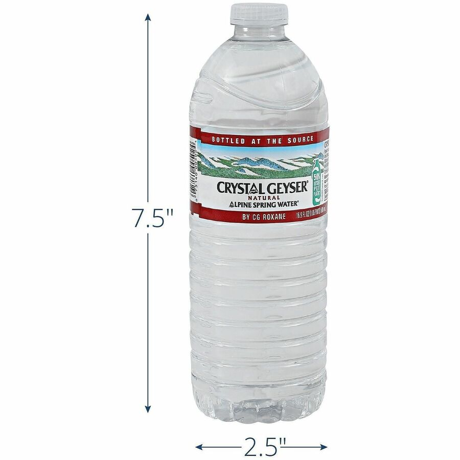Crystal Geyser Natural Alpine Spring Water ReadytoDrink 16.90 fl oz (500 mL) 2016 / Pallet