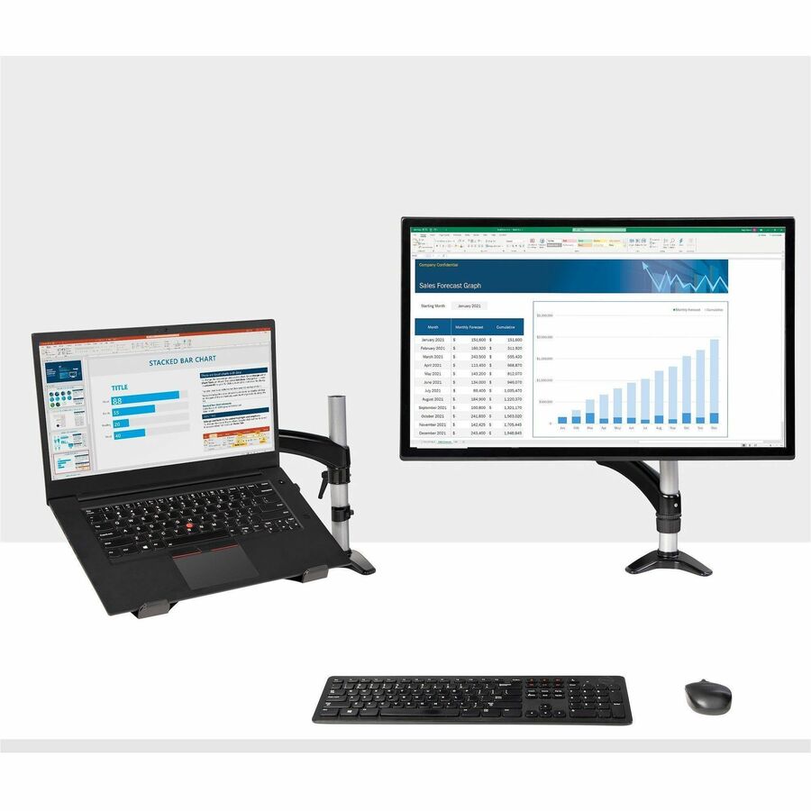 Desk Mount Laptop Arm, Full Motion Articulating Arm/Stand