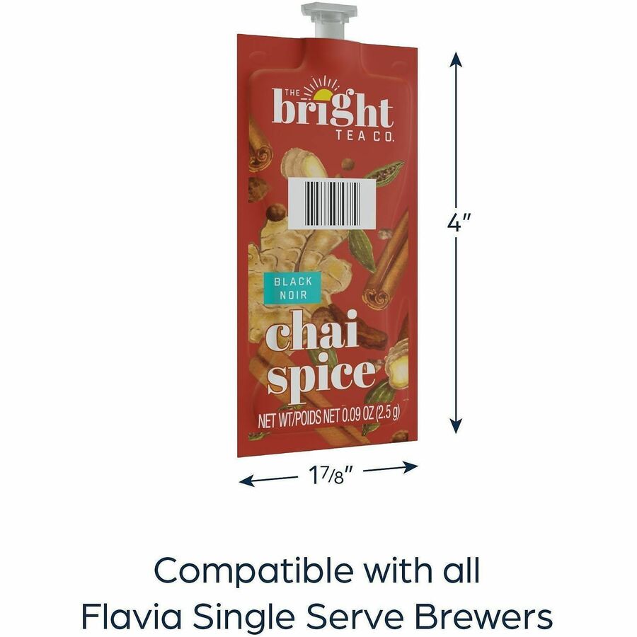 The Bright Tea Co. Chai Spice Black Tea Freshpack Tea Lavazza North