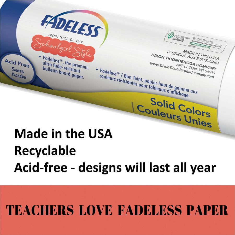 Fadeless Bulletin Board Paper Rolls Bulletin Board, Classroom, Art