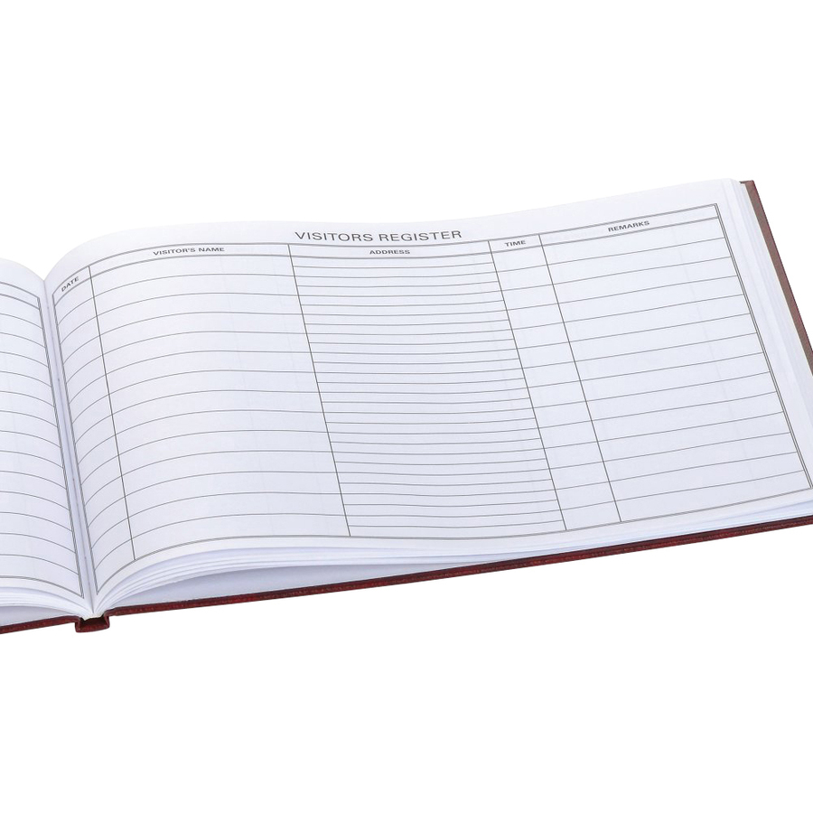 Wilson Jones Visitors Register Book 56 Sheet(s) Letter 8 1/4" x