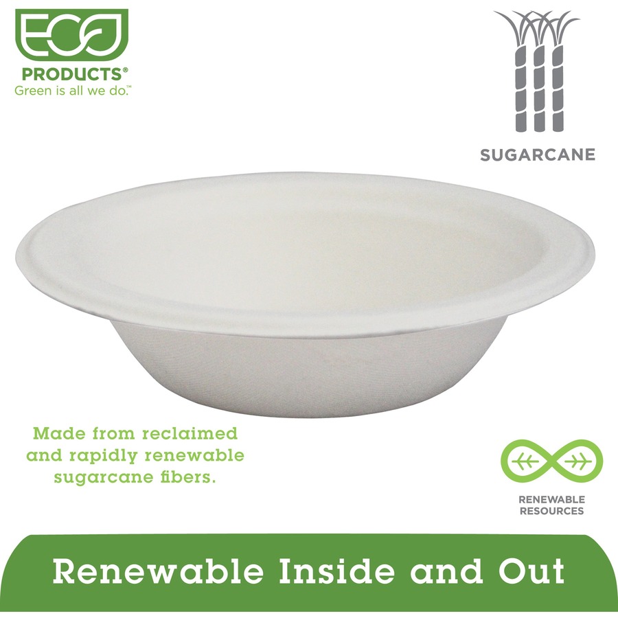 EcoProducts 12oz. Sugarcane Bowls FSIoffice