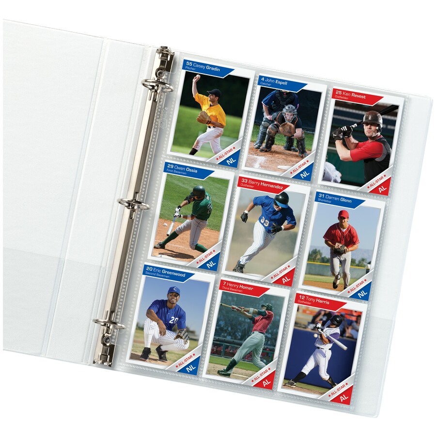 Avery® Trading Card Pages Binder Refill Pages Avery