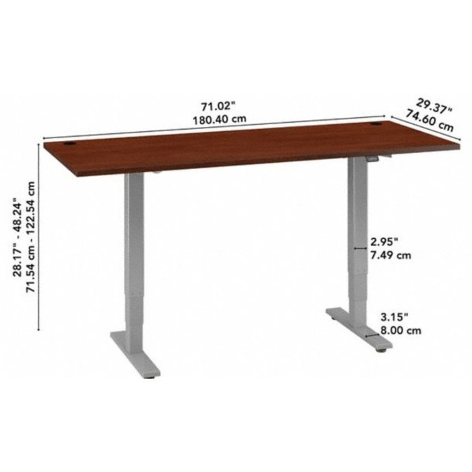 Bush Business Furniture Move 40 Series 72w X 30d Electric Height