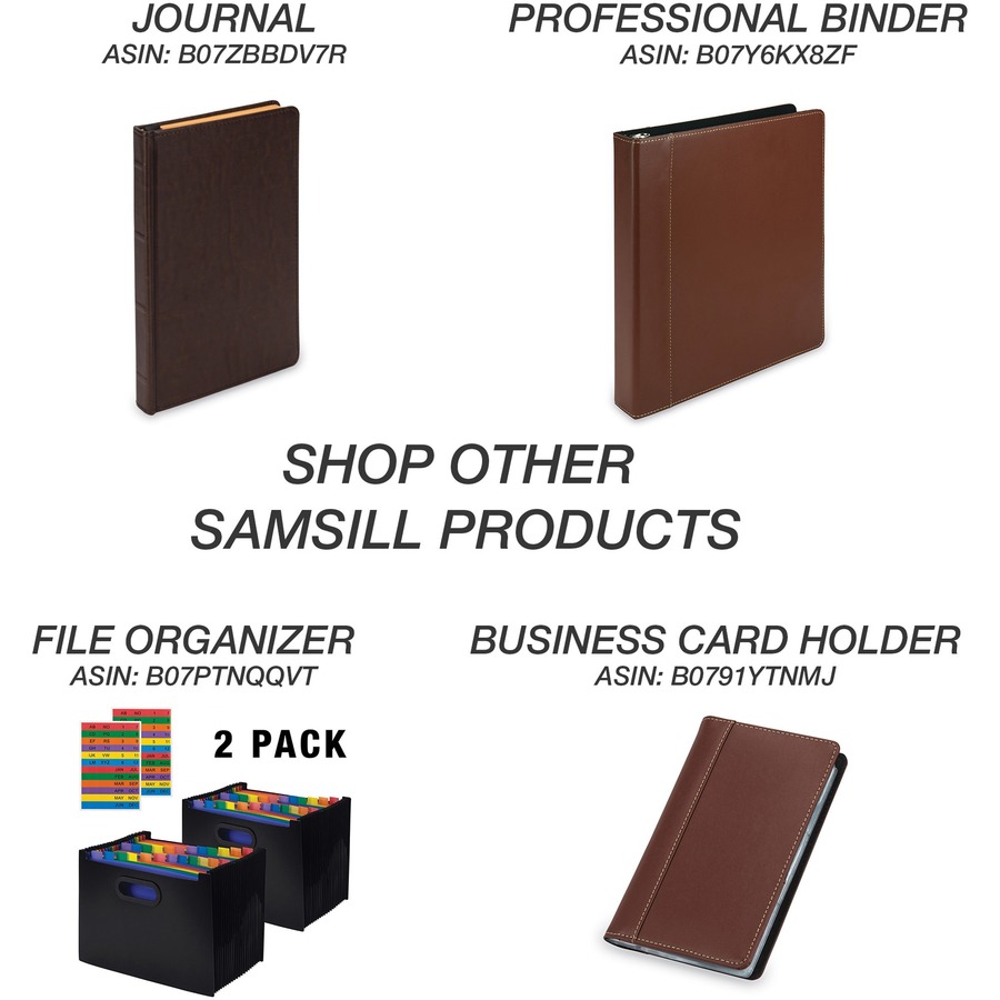 Samsill TwoTone Pad Holder Padfolios & Pad Holders Samsill Corporation