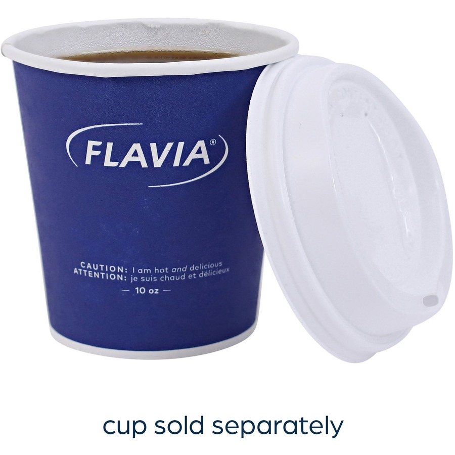 Flavia 10 oz Hot Beverage Paper Cup Lids Drinking Cups Lavazza