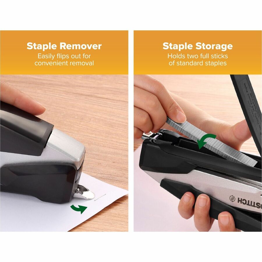 Bostitch InPower SpringPowered Antimicrobial Desktop Stapler 28