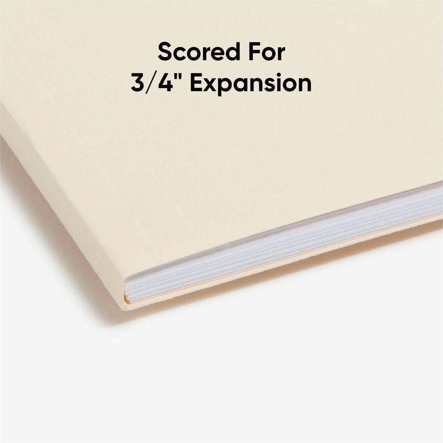 Smead Fastener File Folders with Reinforced Tabs Letter 8 1/2" x 11