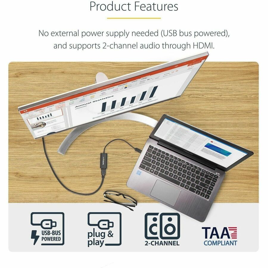Slim USB 3.0 to HDMI External Video Card