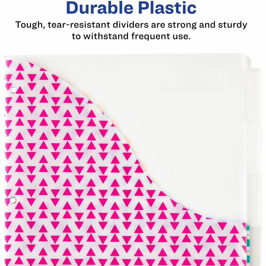 Avery® Big Tab Insertable Plastic Pocket Dividers 180 x Divider(s