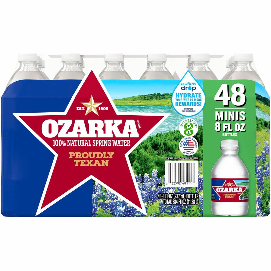 Deer Park Natural Spring Water 8 fl oz (237 mL) Bottle 48 / Carton