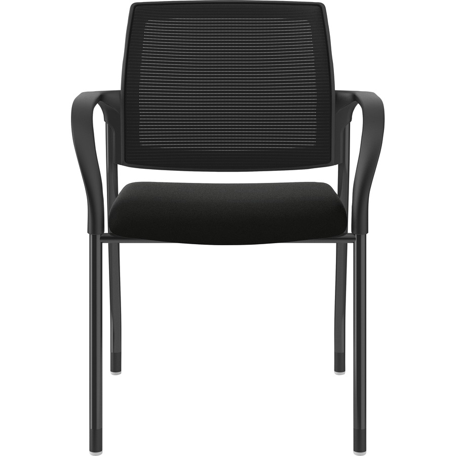 HON Ignition Chair Black Fabric Seat Black Mesh Back Black Steel