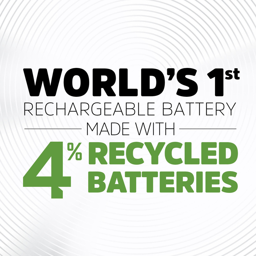 Energizer Recharge Power Plus Rechargeable AA Batteries, 4 Pack