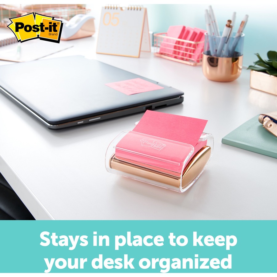 Postit® Dispenser Notes Assorted Colors Adhesive Notes & Dispensers 3M