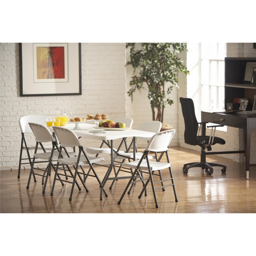 Cosco 6 foot Centerfold Blow Molded Folding Table For Table
