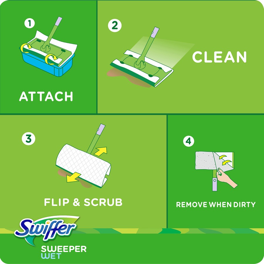 Swiffer Sweeper Wet Mop Refills PGC95531