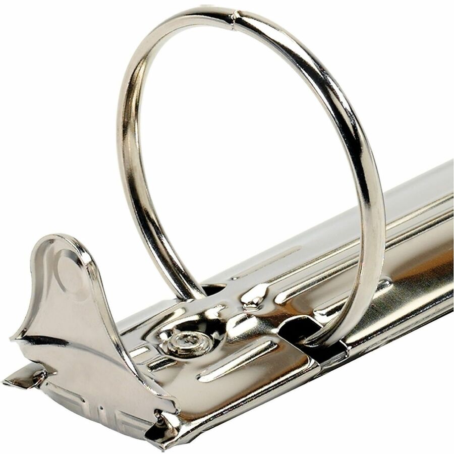 Office Depot Durable RoundRing View Binders, 1in Rings, White, Pack Of