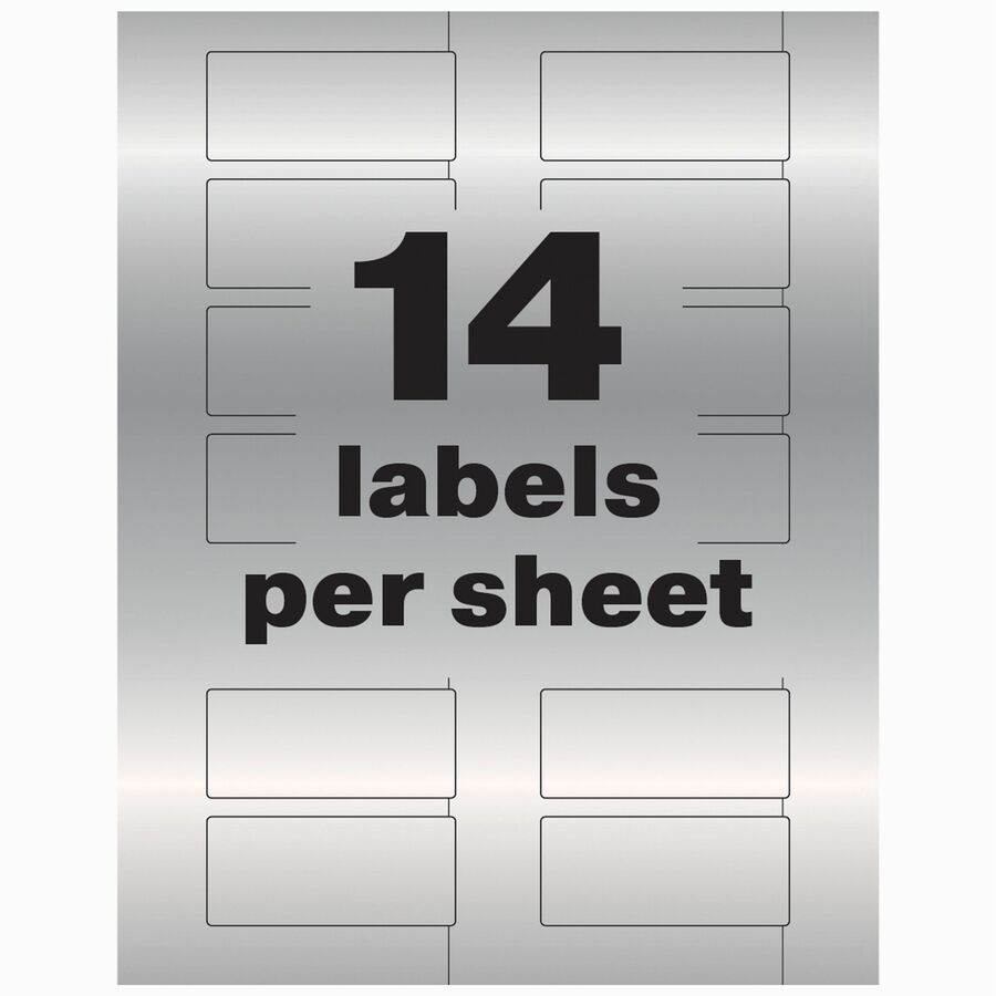 Avery 61528 37.39 Durable Metallic Asset Tag Labels, PK112
