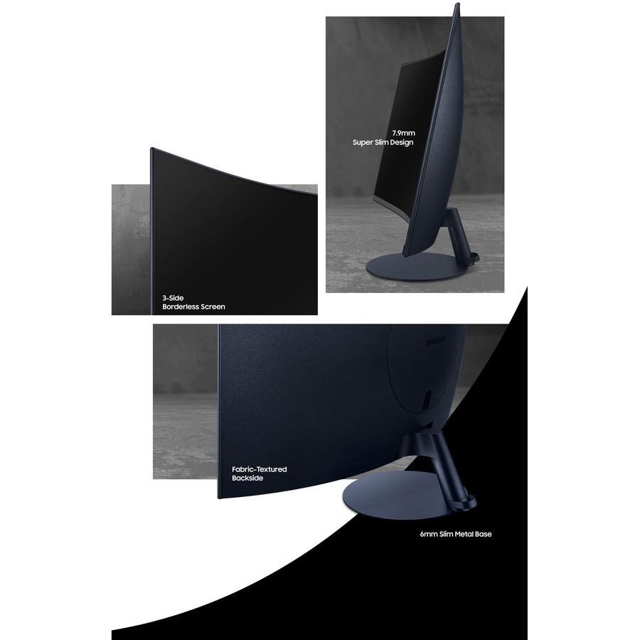 Samsung C24T550FDU 23.6And34; Full HD Curved Screen LED LCD Monitor