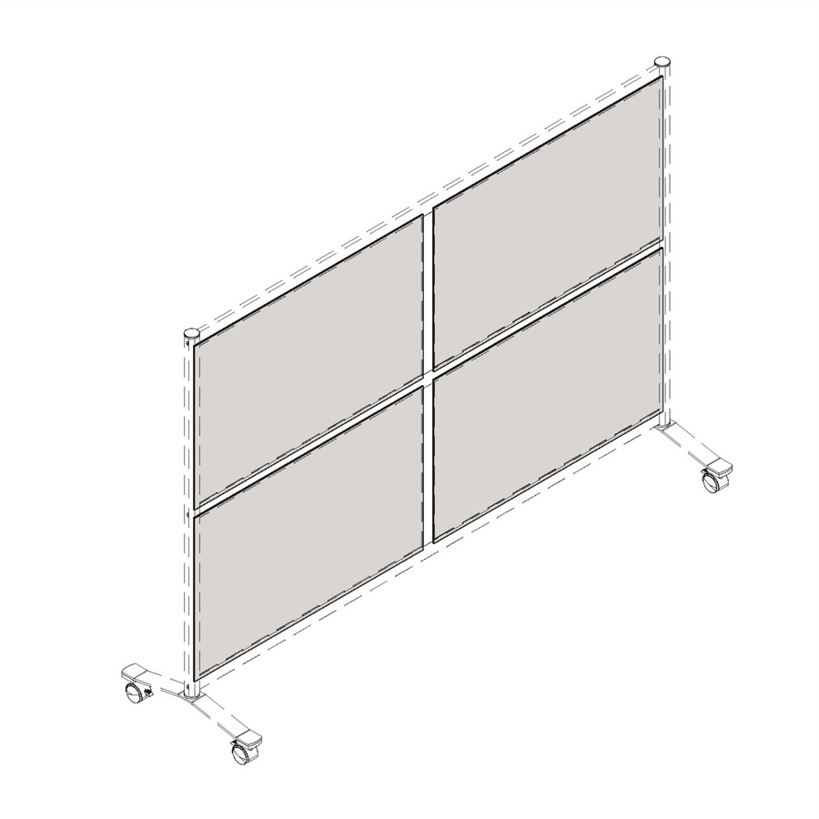 Lorell Adaptable Panel Dividers Panels/Partitions Lorell