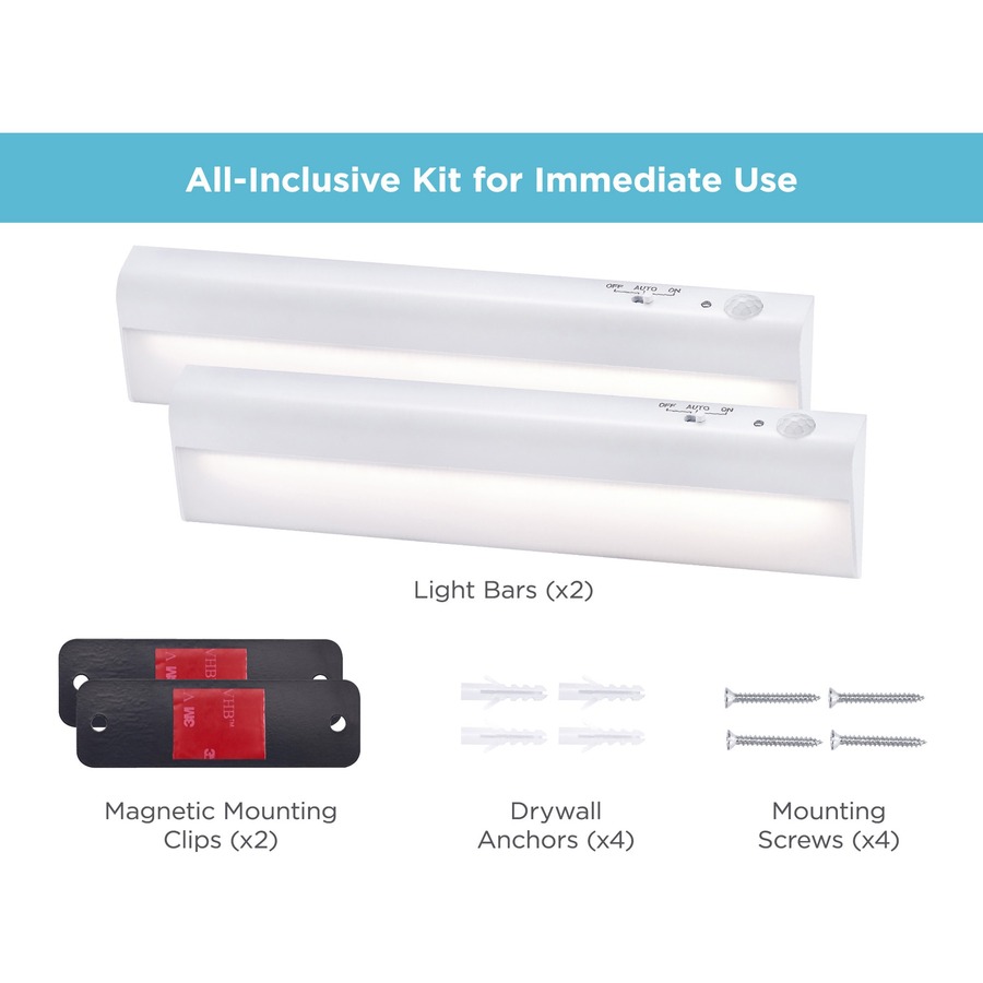 Bostitch Battery Operated Under Light Kit White Bluebird