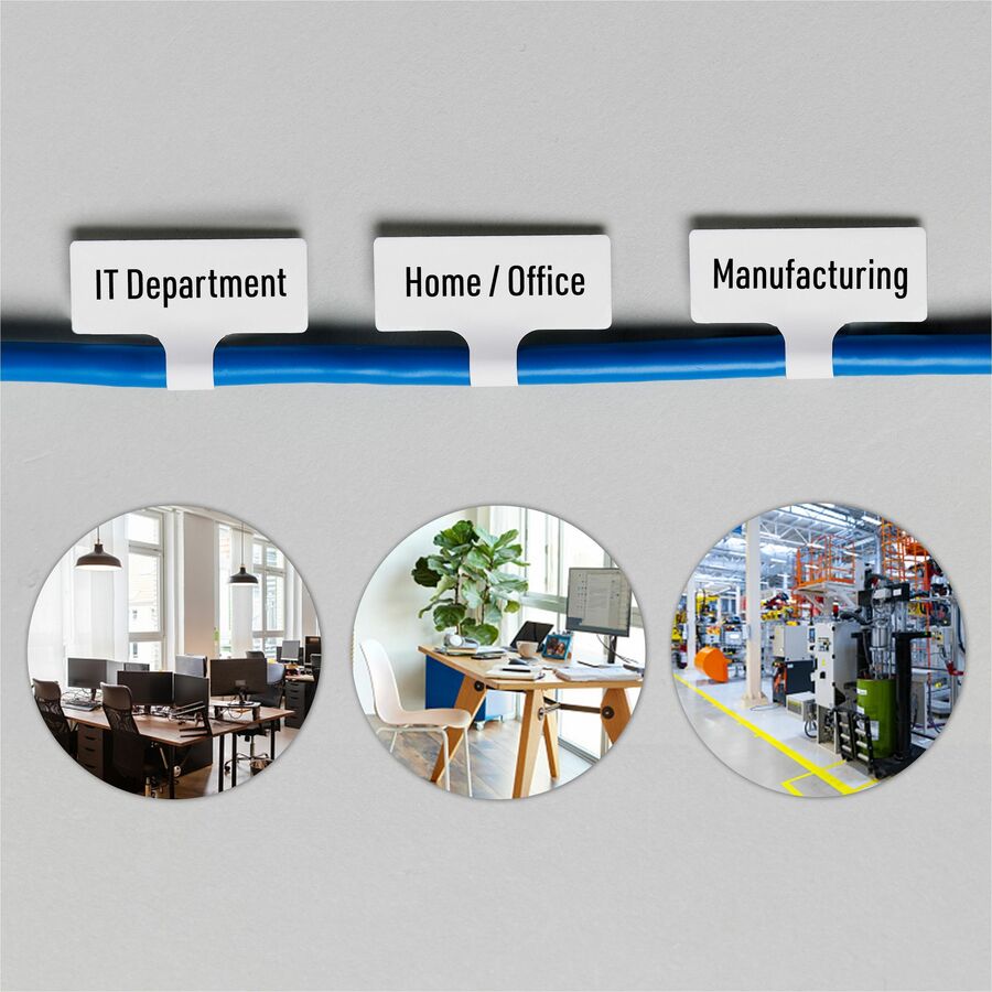 Avery Cable Labels, TStyle, 1.25" x 2" , 300 Total (61539