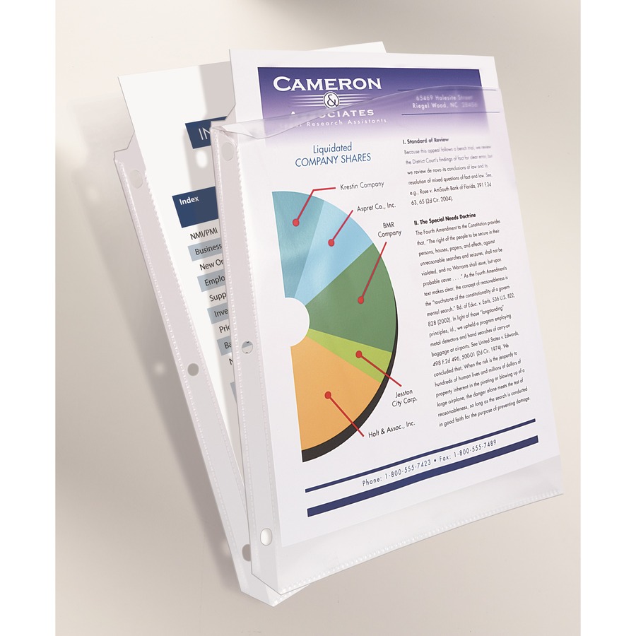 Avery® Heavyweight Sheet Protectors Acidfree Sheet Protectors Avery