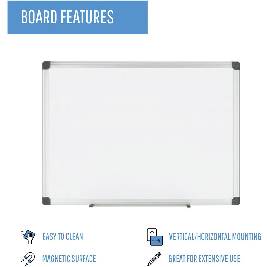 MasterVision Porcelain Dry Erase Board Dry Erase Boards Bi