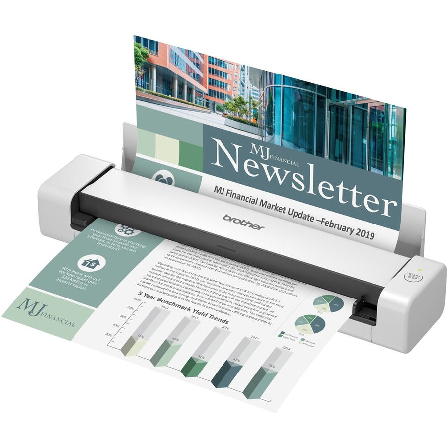 Brother DSMobile DS740D Sheetfed Scanner 600 dpi