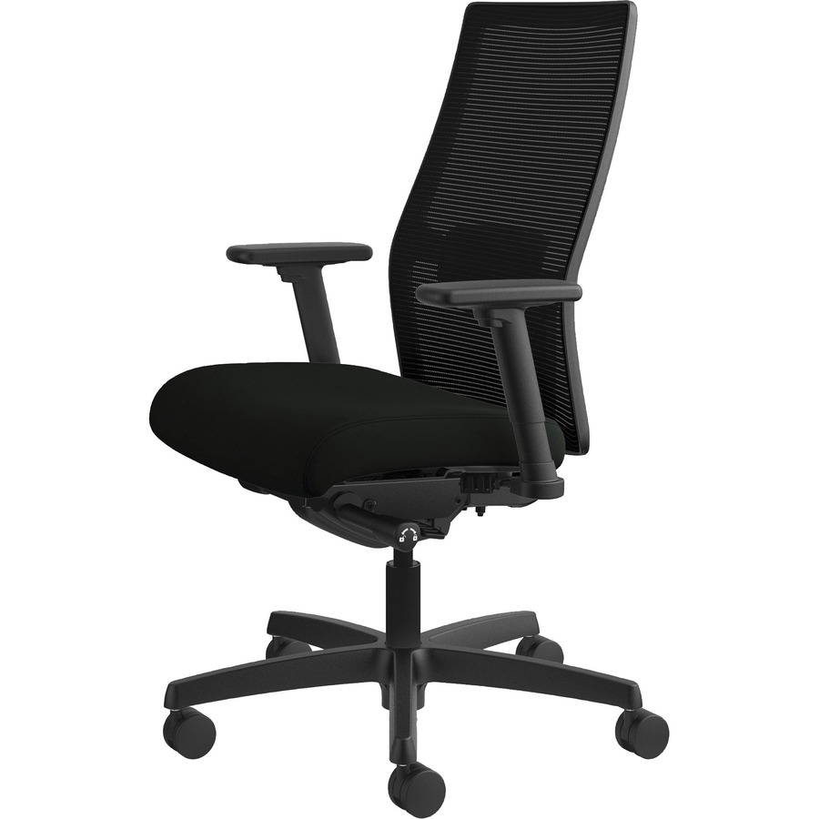 HON Ignition Mesh Back Task Chair Black Polyurethane, Fabric Seat
