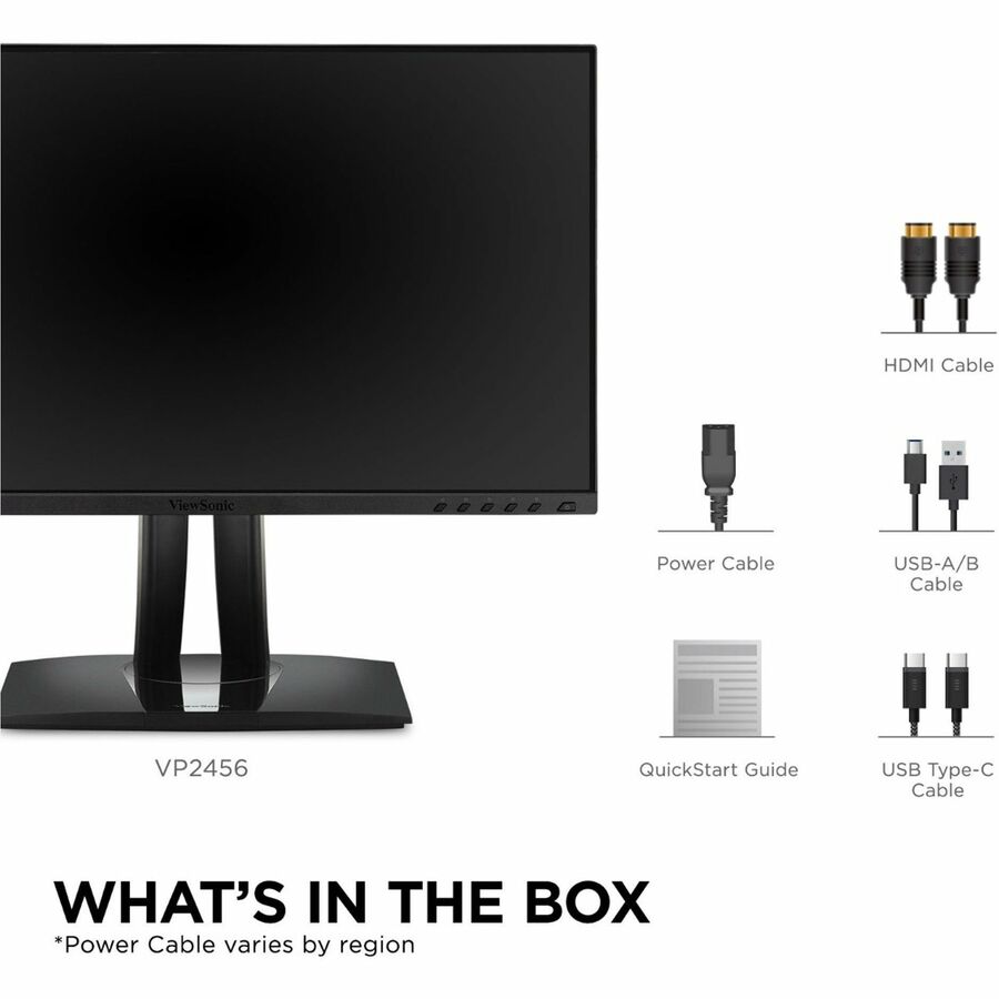 ViewSonic VP2456 24 Inch 1080p Premium IPS Monitor with Ultra-Thin