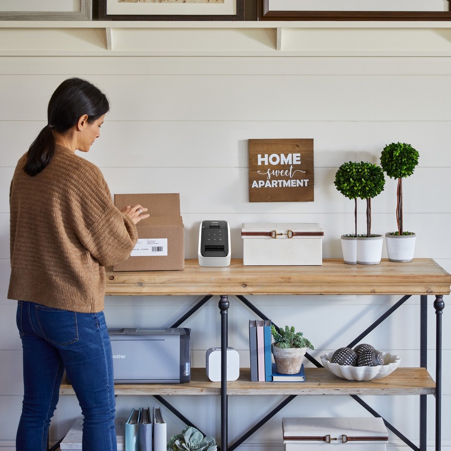 Brother QL-810WC Desktop Direct Thermal Printer - Two-color - Label