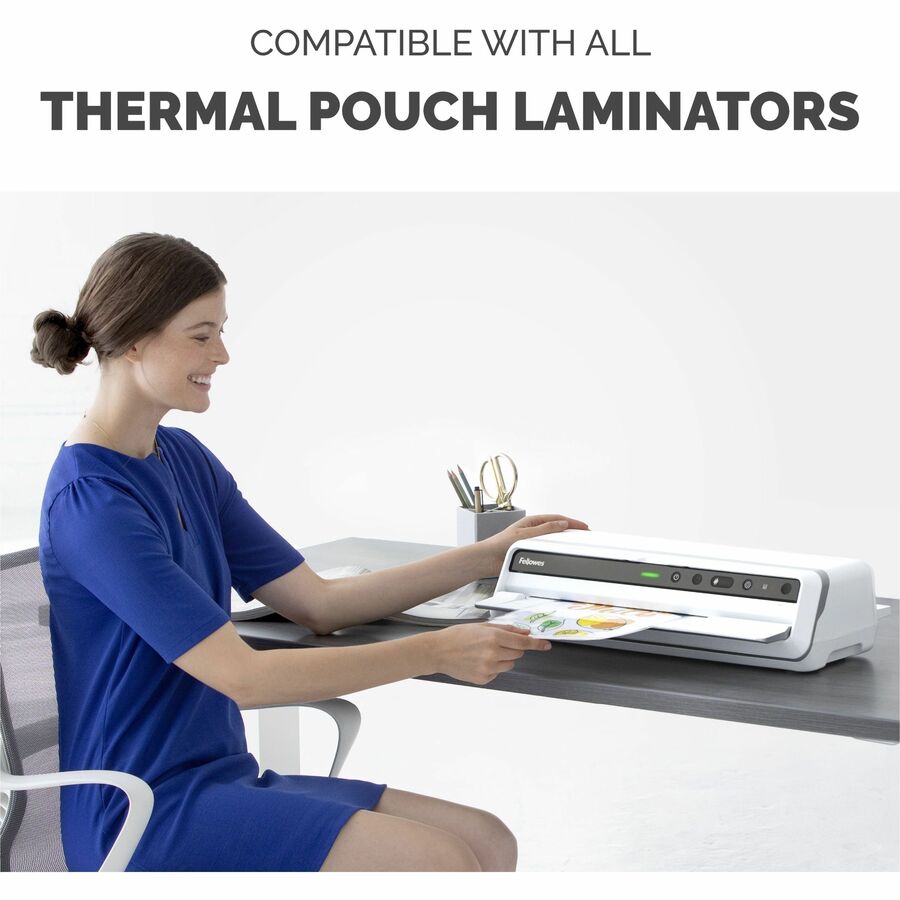 Fellowes LetterSize Laminating Pouches Laminating Supplies