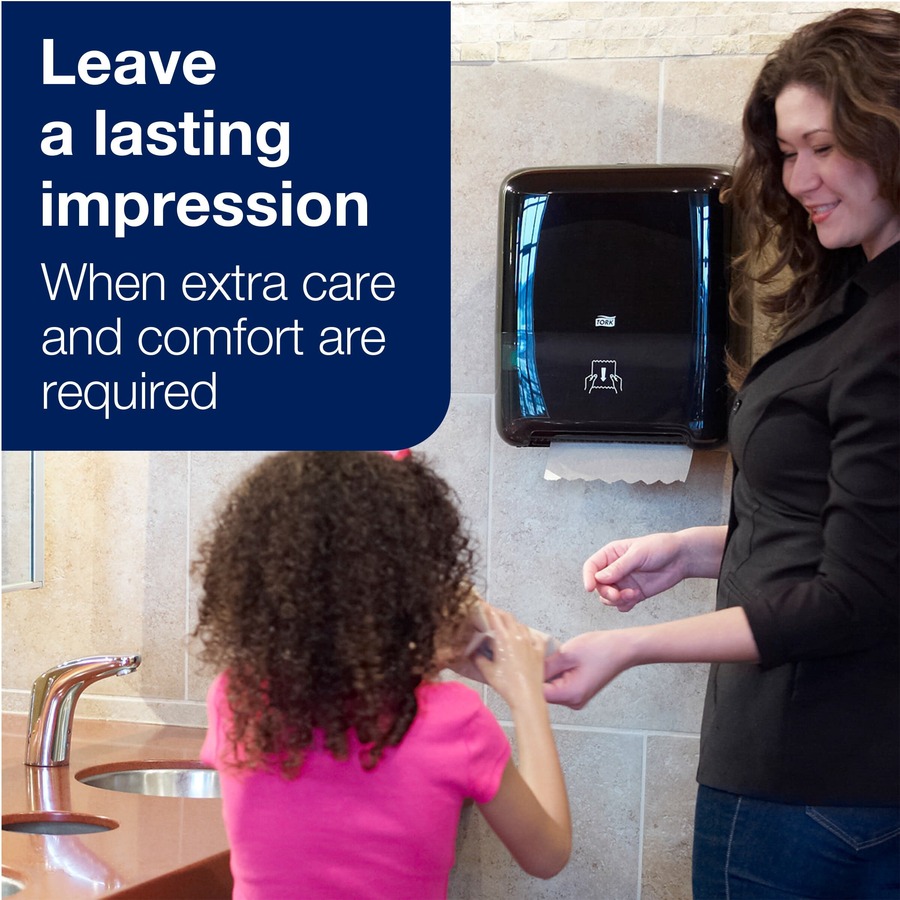 Tork Matic Hand Towel Roll Dispenser Black H1 Paper Towel Dispensers Essity Hygiene and