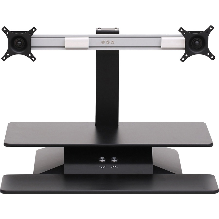 Lorell SittoStand Electric Desk Riser Desktop Risers Lorell